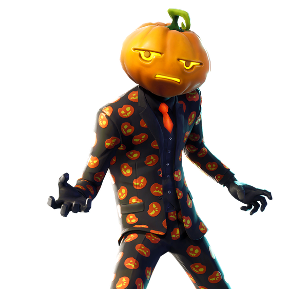 Fortnite Jack Gourdon Png Pic (black)