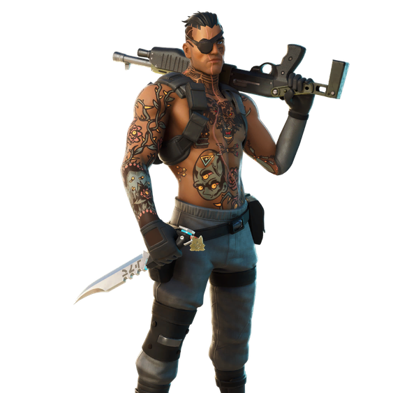 Fortnite Joey Png Hd (black)