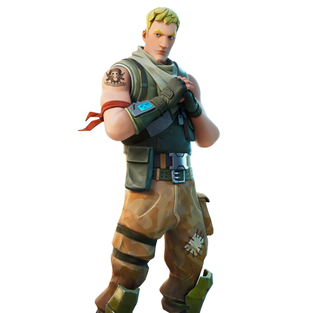 Fortnite Jonesy The First Png File (black)