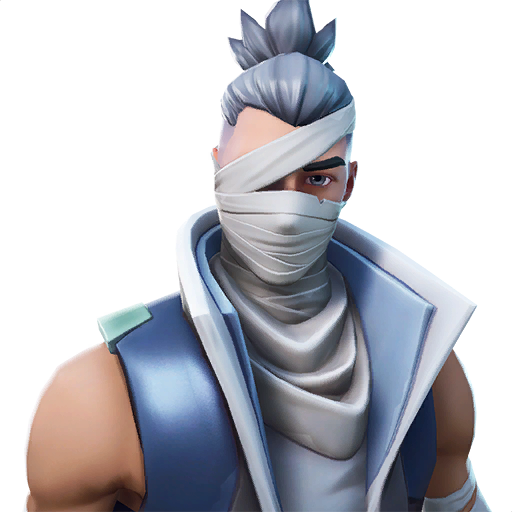 Fortnite Kenji Png (navy, white, indigo, lavender, pink)