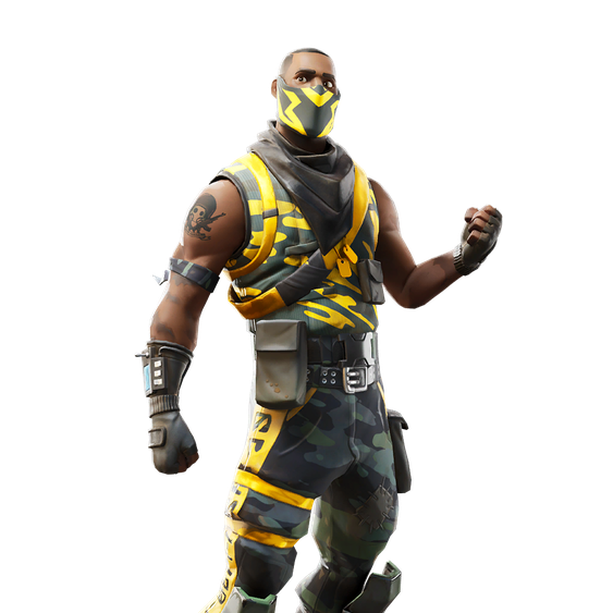 Fortnite Knockout Png (black)