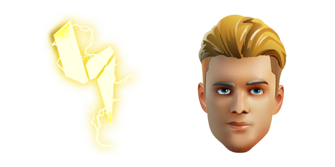 Fortnite Lachlan Png File (black, gold, beige)