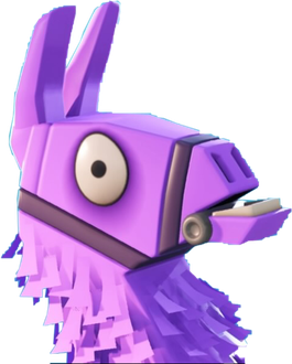 Fortnite Lama Png Clipart (violet, black, purple)