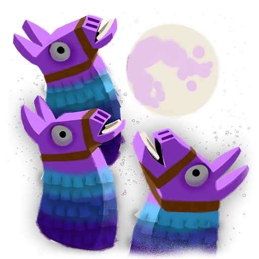 Fortnite Lama Png Hd (black, purple, beige, lavender)