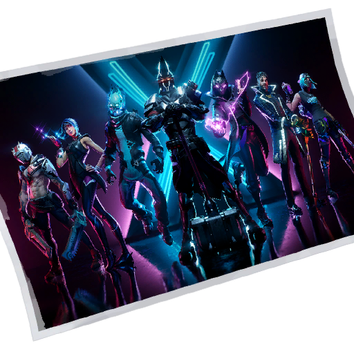 Fortnite Loading Screens Png File (black, silver, lavender)