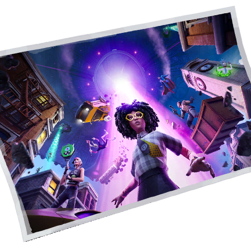 Fortnite Loading Screens Png Isolated File (black, silver, lavender, white)