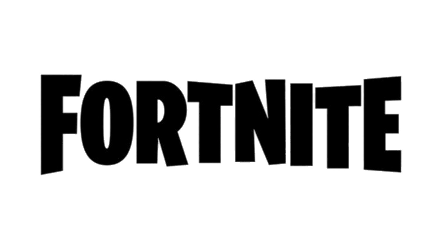 Fortnite Logo Png Picture (black, gray)