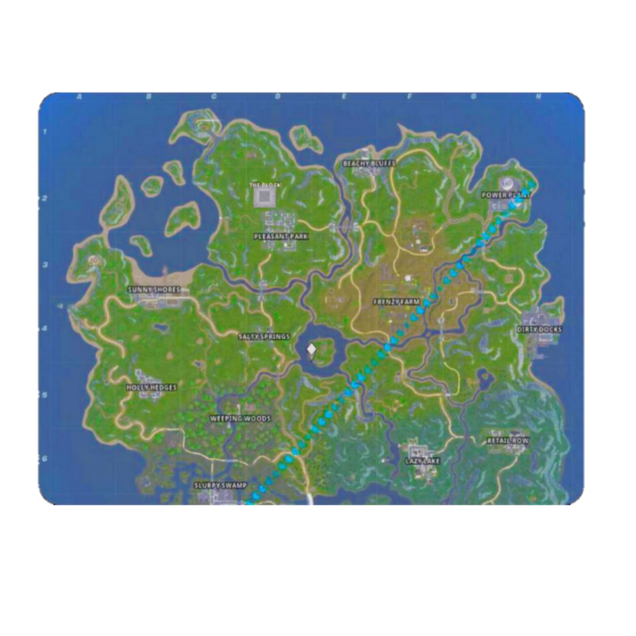 Fortnite Map Png Photo (teal, black)