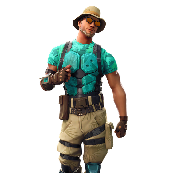 Fortnite Marino Png Hd (black)