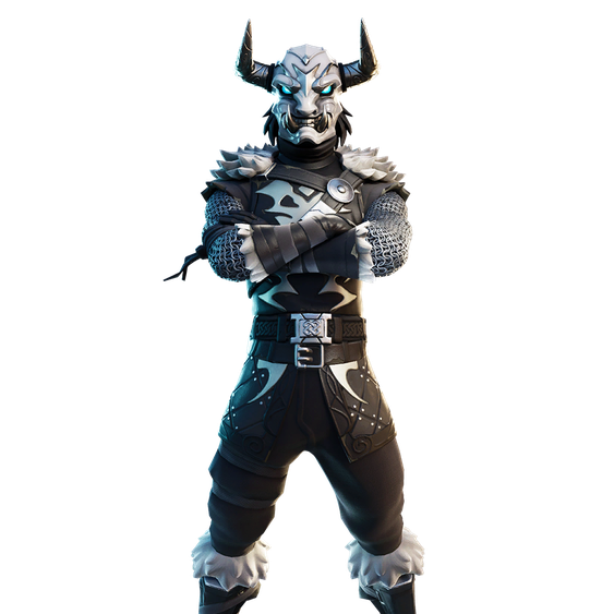 Fortnite Master Minotaur Png (black)