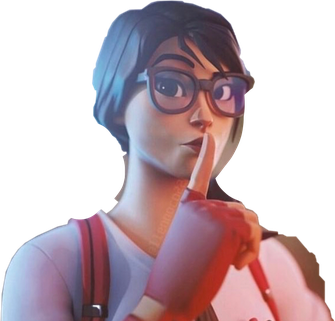 Fortnite Maven Png File (indigo, purple, gray, black, pink)