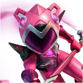 Fortnite Mecha Cuddle Master Png (violet, black, purplish red, plum)