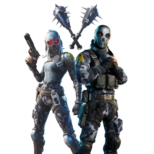 Fortnite Metal Mouth Png Hd (black)