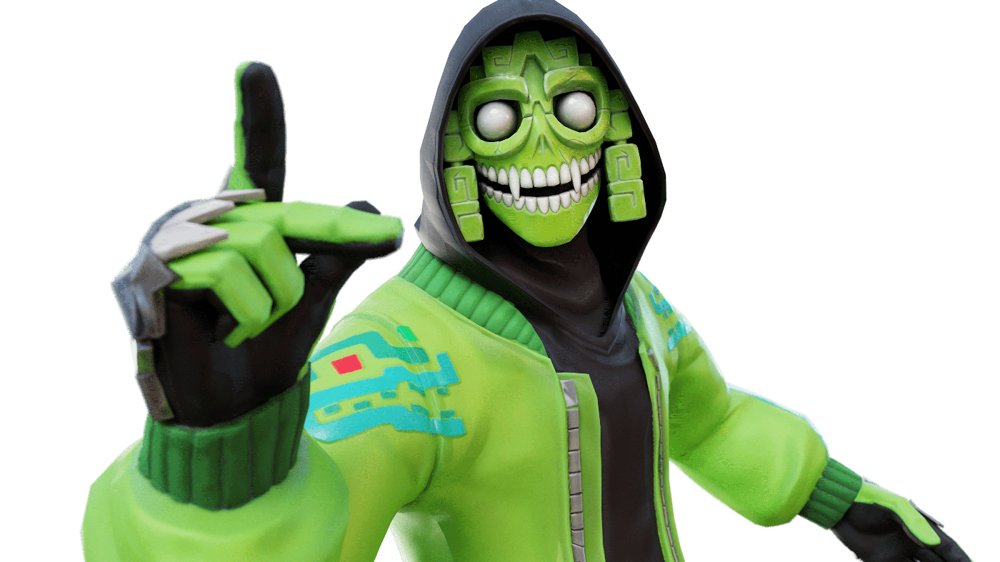 Fortnite Mezmer Png Image (black, gray)