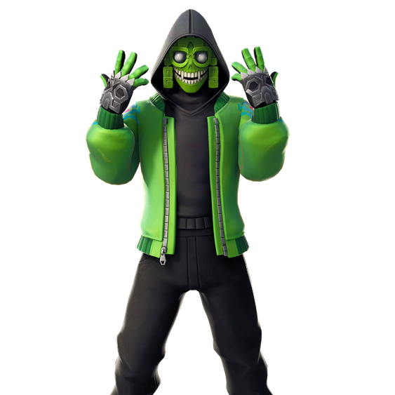 Fortnite Mezmer Png Pic (black)