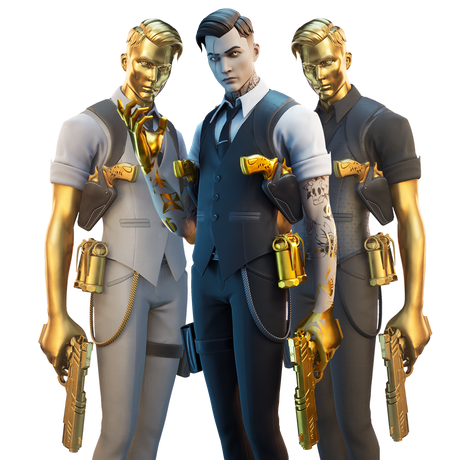 Fortnite Midas Png Photos (black, navy)