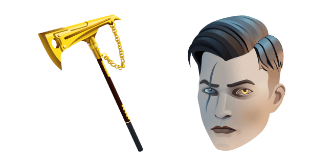 Fortnite Midas Png Picture (black, gray, silver)