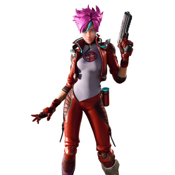 Fortnite Mika Png Pic (black, maroon)