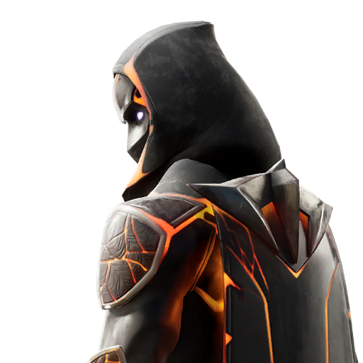 Fortnite Molten Omen Png (black, gray, silver)