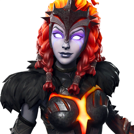 Fortnite Molten Valkyrie Png Hd (black)