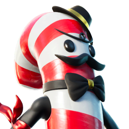 Fortnite Mr Dappermint Png (black, beige, lavender)