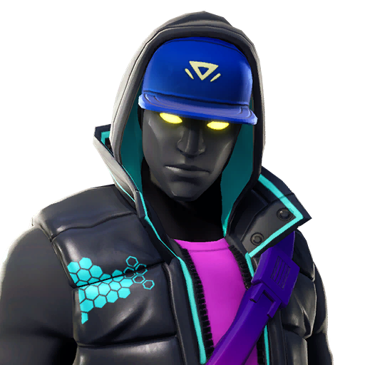 Fortnite Mystify Png (indigo, black)