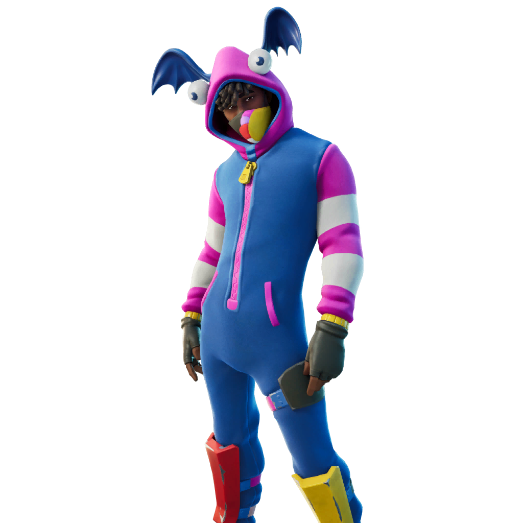 Fortnite Nap Capn Png (teal, gray, violet, silver, pink)