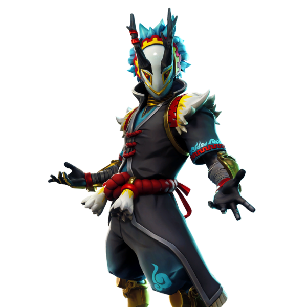 Fortnite Nara Png Hd (black)