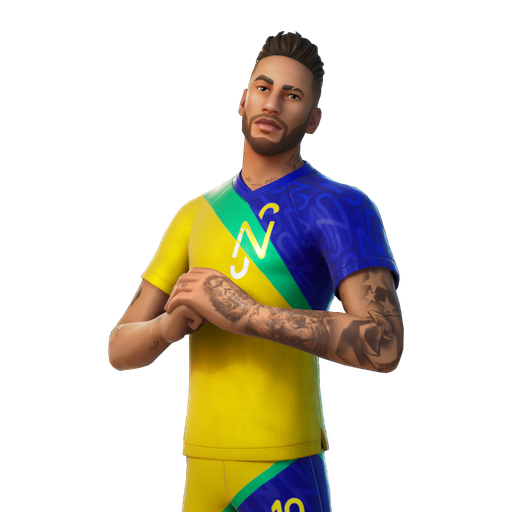 Fortnite Neymar Jr Png Hd (black, gold, salmon)