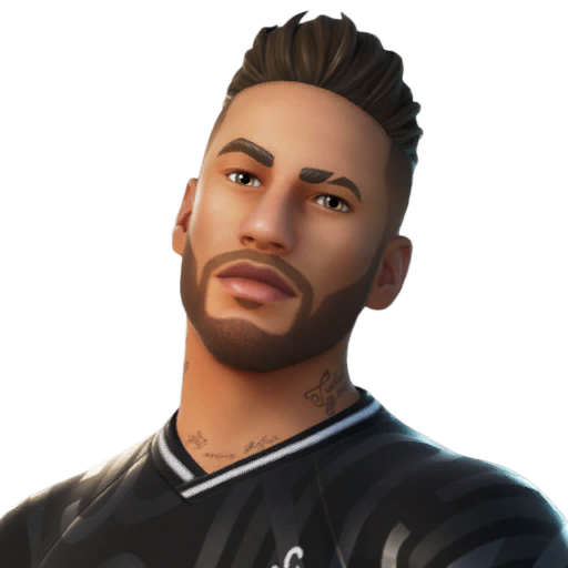 Fortnite Neymar Jr Png (black, gray)