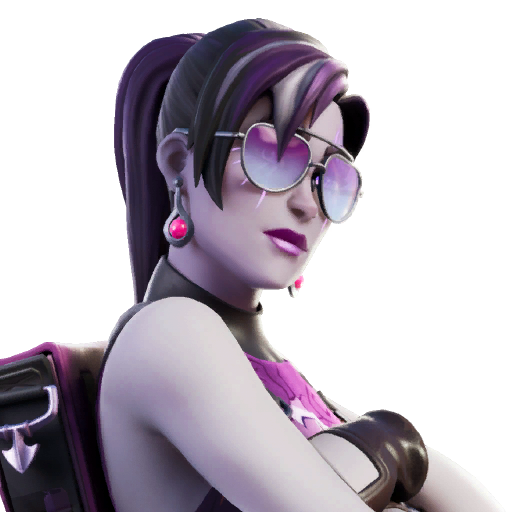 Fortnite Nightsurf Bomber Png (black, silver, beige, lavender)