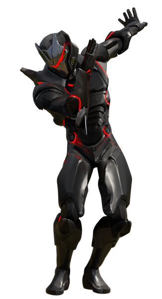 Fortnite Omega Png File (black)