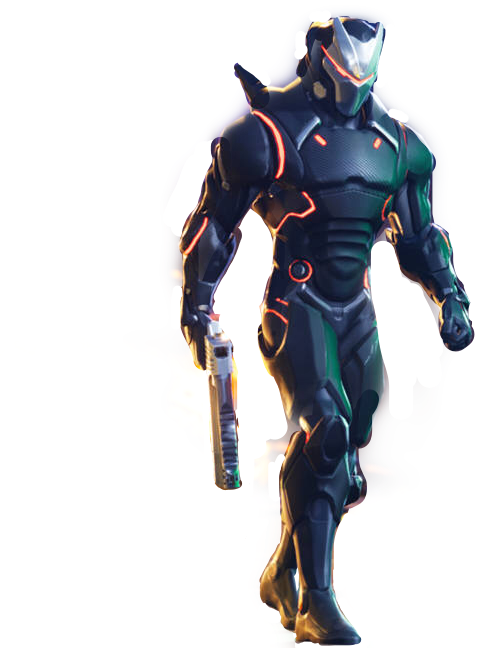 Fortnite Omega Png Pic (black, gray, white)