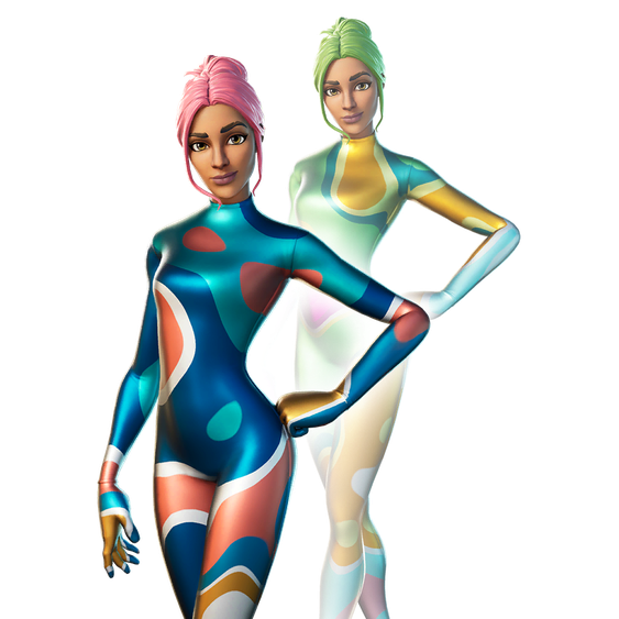 Fortnite Party Diva Png Pic (black, greenish blue, navy)