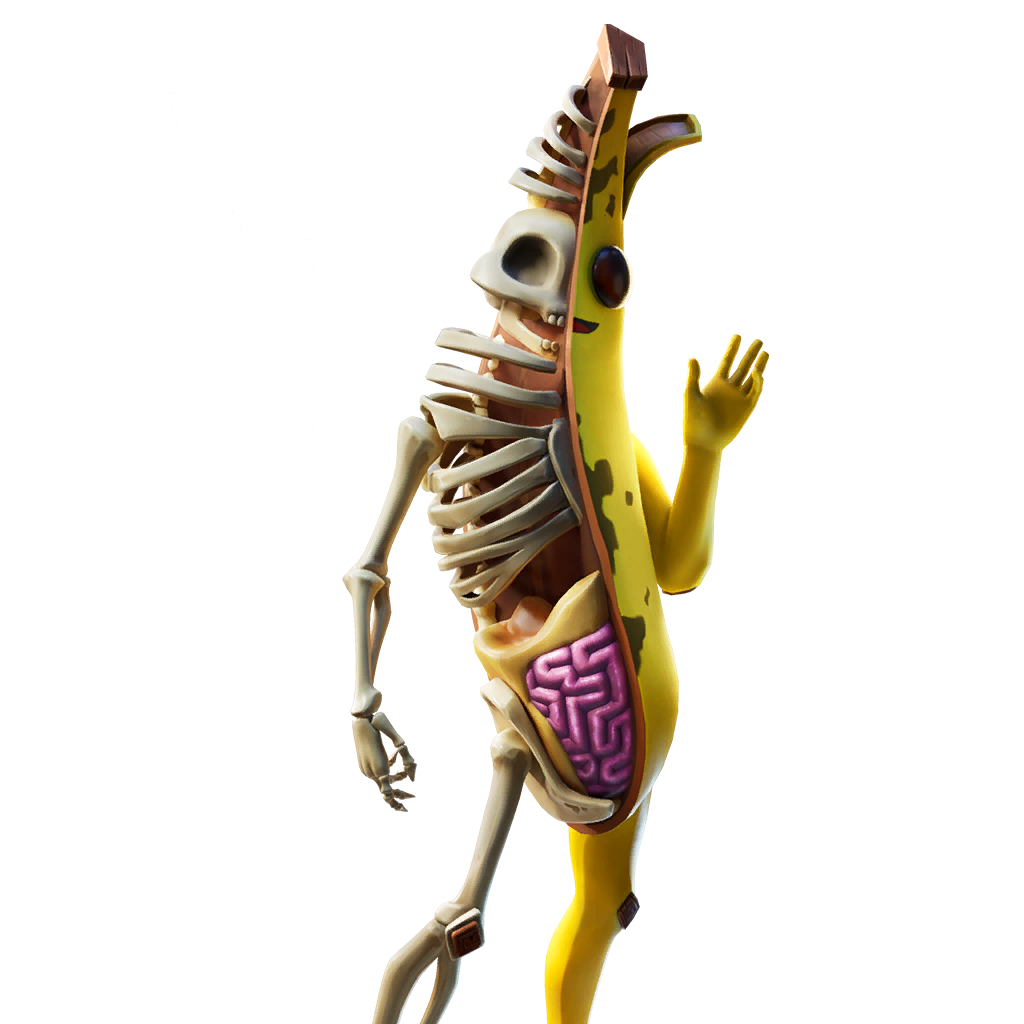 Fortnite Peely Bone Png Pic (salmon, white, gray, black, silver)