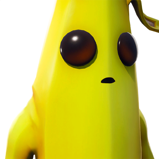 Fortnite Peely Png Image (gold, white)