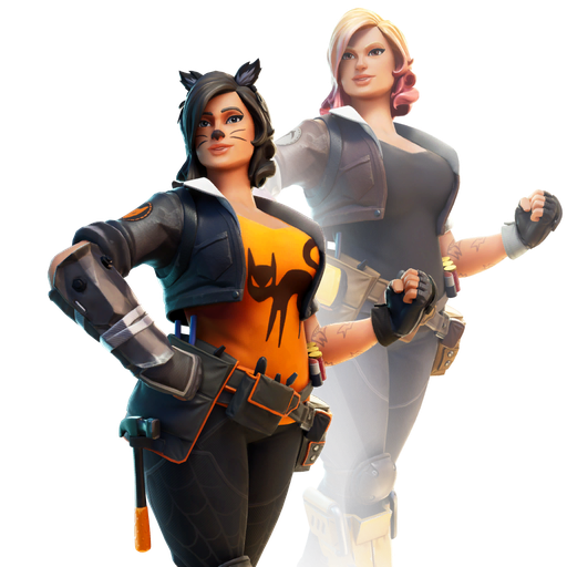 Fortnite Penny Png (black, white)