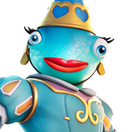 Fortnite Princess Felicity Fish Png Pic (white, gray, lavender, black, silver)