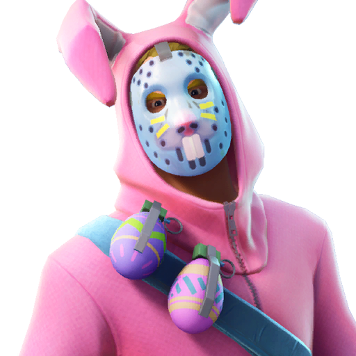 Fortnite Rabbit Raider Png Hd (white, lavender, black, silver, pink)