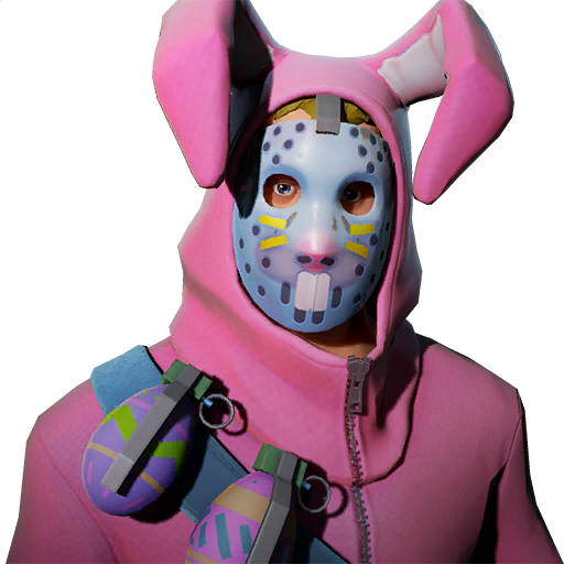 Fortnite Rabbit Raider Png (black, gray)