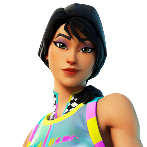 Fortnite Rainbow Racer Png (black, gray, silver, lavender)