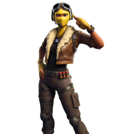 Fortnite Raptor Png File (black)