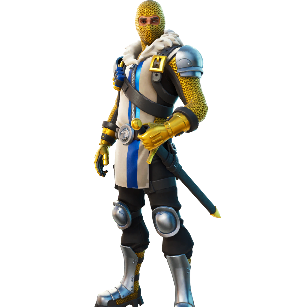 Fortnite Raptorian The Brave Png (black)