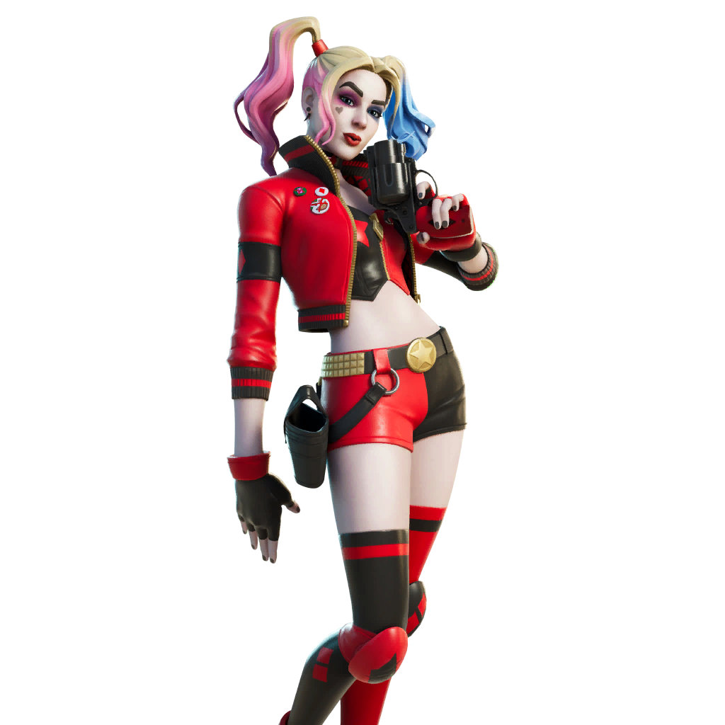 Fortnite Rebirth Harley Quinn Png (black)