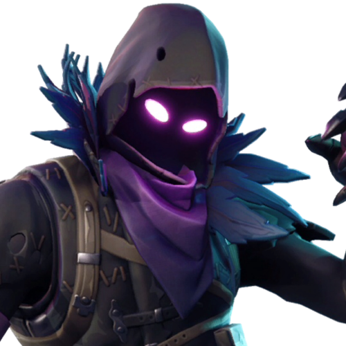 Fortnite Rebirth Raven Png (black, white)