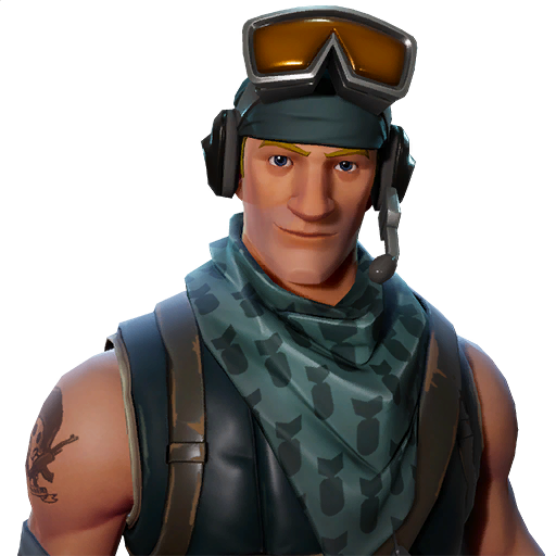 Fortnite Recon Scout Png Hd (gray, silver)