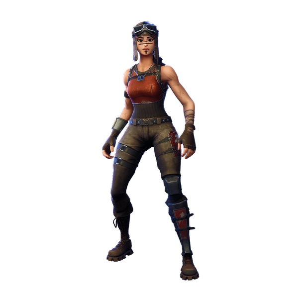 Fortnite Renegade Png File (black)