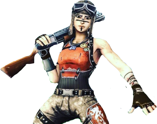 Fortnite Renegade Png Image (black)