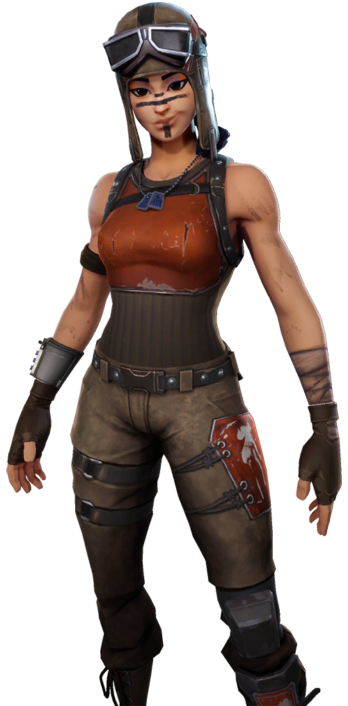 Fortnite Renegade Png Photo (teal, black, gray)