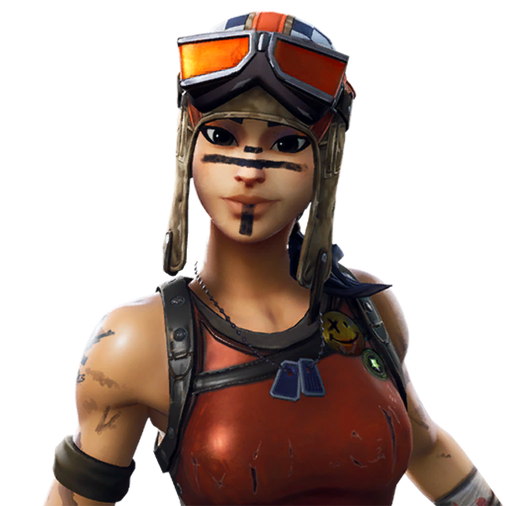 Fortnite Renegade Png Photos (black, maroon)